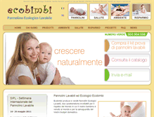 Tablet Screenshot of ecobimbi.com